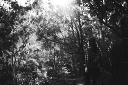 family photography sydney \ girl walking in bush