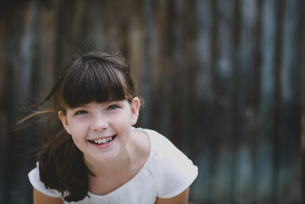 family photography sydney - girl in white dress