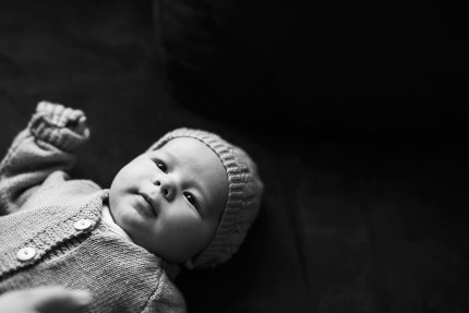 Newborn Sydney Photography_ baby with blue hat